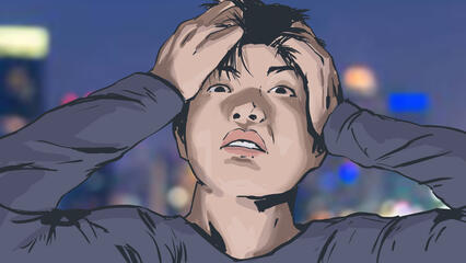 Oppa is frustrated