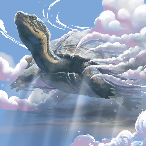 Turtle Pet Portrait © Kitt Lapeña