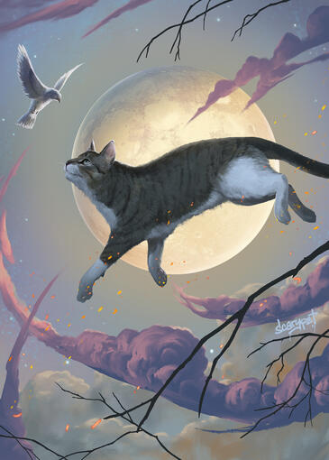 Cat Pet Portrait © Kitt Lapeña