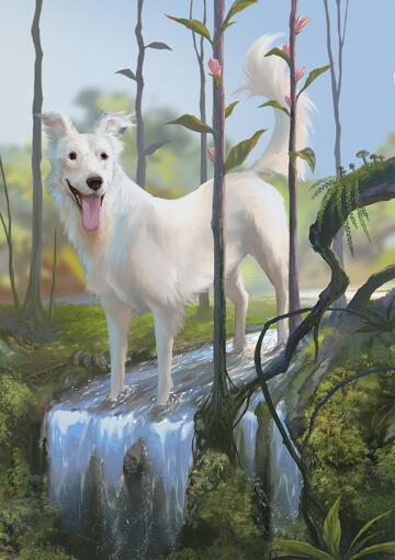 Dog Pet Portrait © Kitt Lapeña