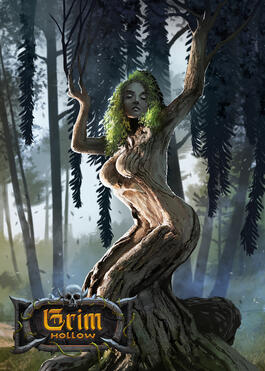 A beautiful female tree person